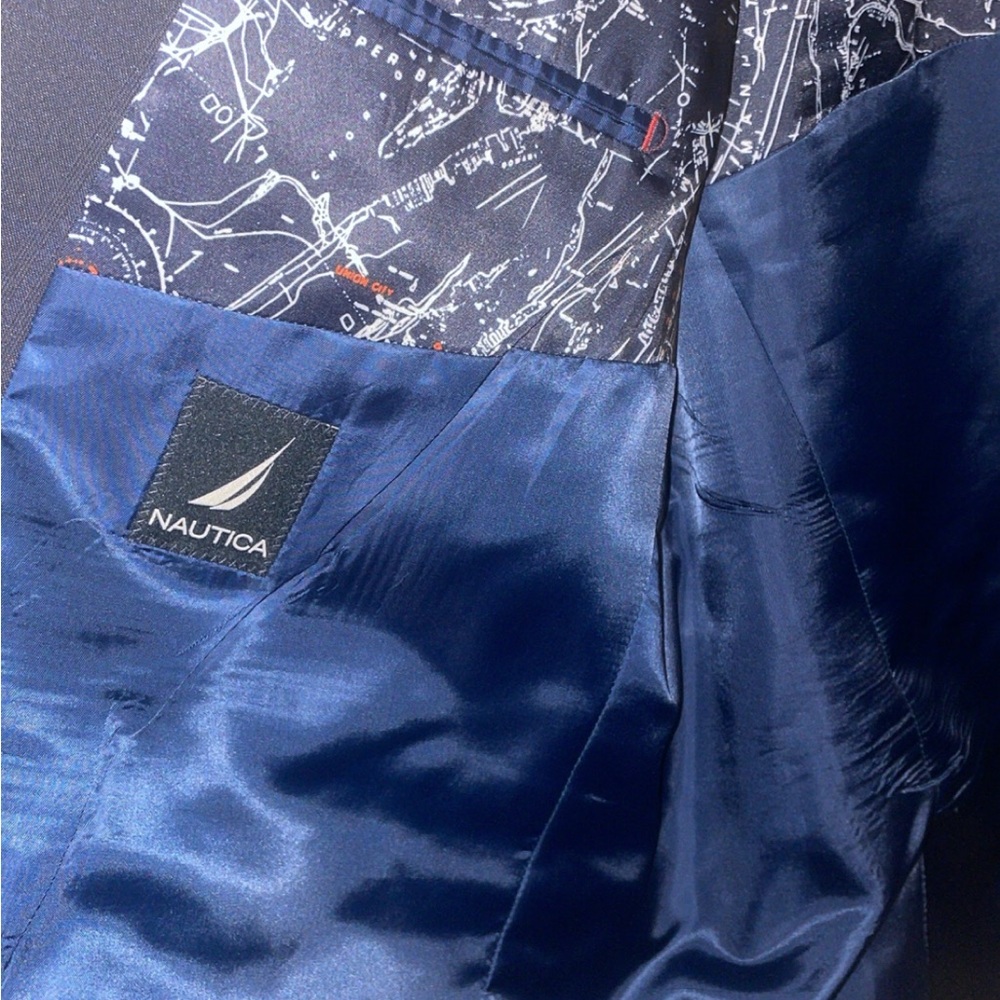 Nautica Dark Blue Sport Coat - Picture 2 of 5